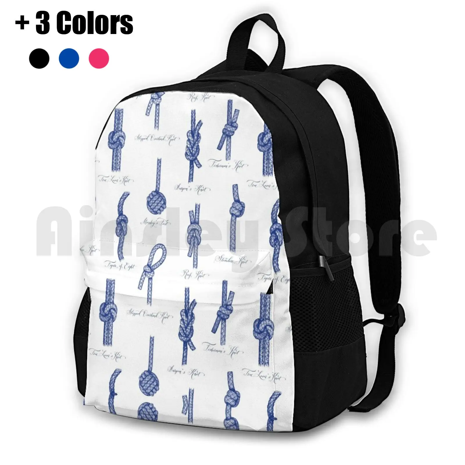 Knots ( White And Navy ) Outdoor Hiking Backpack Riding Climbing Sports Bag Maritime Marine Knot Knots Coastal Sea Ocean
Knots ( White And Navy ) Outdoor Hiking Backpack Riding Climbing Sports Bag Maritime Marine Knot Knots Coastal Sea Ocean