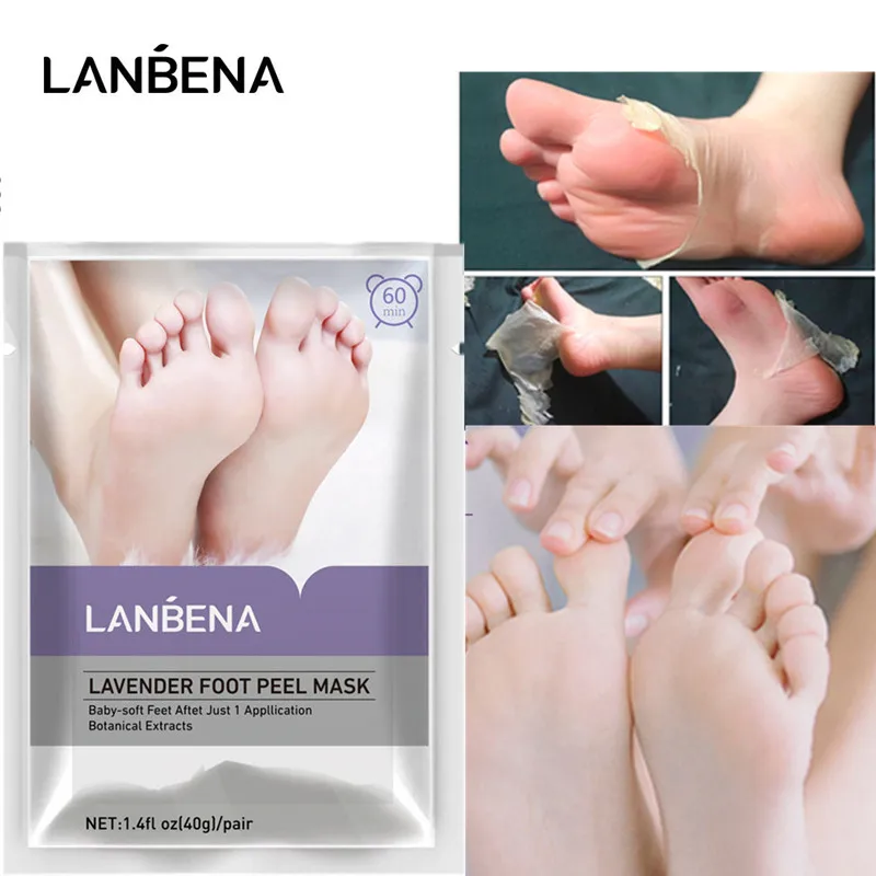 LANBENA Lavender Exfoliating Foot Mask Pedicure Socks Remove Dead Skin Feet Cracked Calluses Moisturizing Whitening Foot Care
LANBENA Lavender Exfoliating Foot Mask Pedicure Socks Remove Dead Skin Feet Cracked Calluses Moisturizing Whitening Foot Care