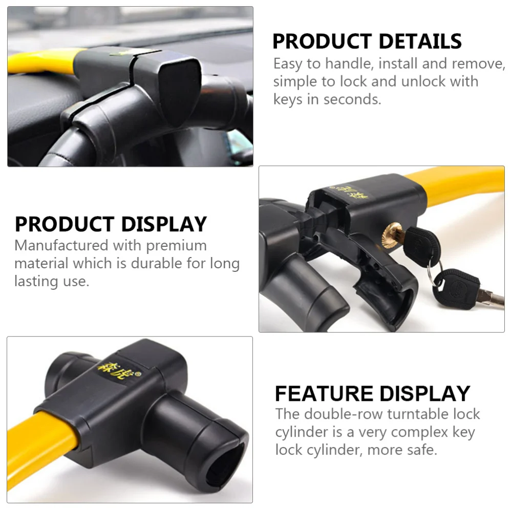 1 Pc Practical SUV Lock Soft Locking Device Truck Anti-theft Lock (Yellow) 
1 Pc Practical SUV Lock Soft Locking Device Truck Anti-theft Lock (Yellow)