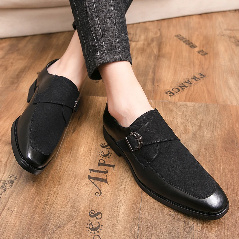 Misalwa Big Size Men Dress Loafers Buckle Strap Men Wedding Office PU Leather Shoes Splicing Men Business Shoes 2021 Men Shoes
Misalwa Big Size Men Dress Loafers Buckle Strap Men Wedding Office PU Leather Shoes Splicing Men Business Shoes 2021 Men Shoes