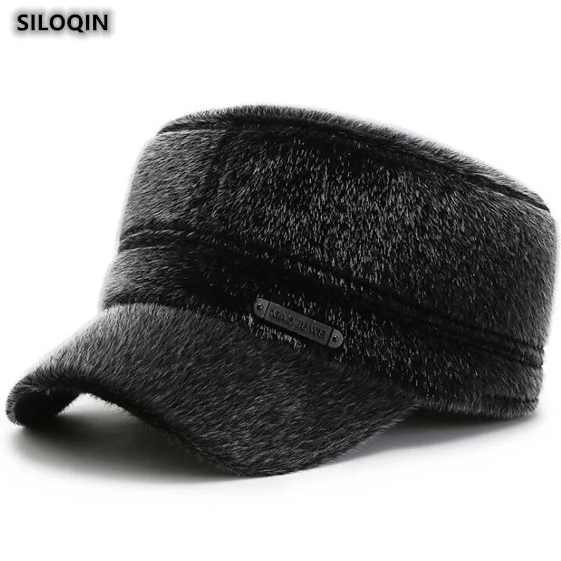 Новинка, мужская плоская шапка SILOQIN, зимние теплые наушники, военная шапка, регулируемый размер, для людей среднего возраста, с имитацией вол...
Новинка, мужская плоская шапка SILOQIN, зимние теплые наушники, военная шапка, регулируемый размер, для людей среднего возраста, с имитацией вол...