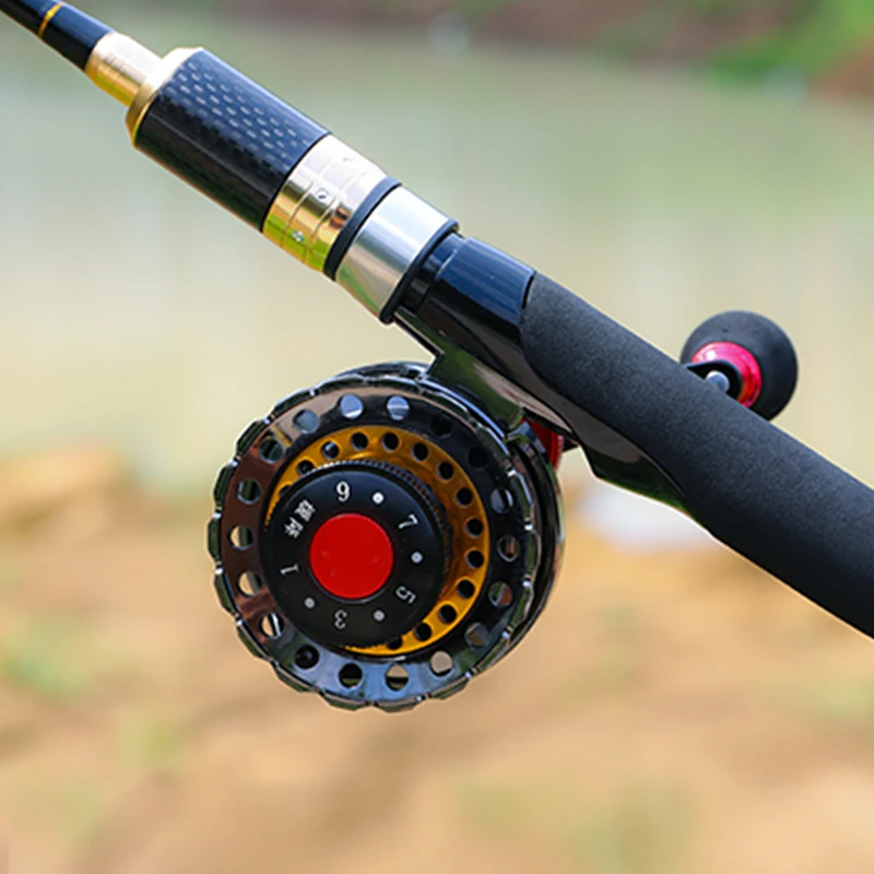 Full Metal Fly Fishing Reel 65mm Spool Left/Right Hand For Saltwater/Freshwater Trout Fly Fishing Tackle Gear ratio 2.6:1
Full Metal Fly Fishing Reel 65mm Spool Left/Right Hand For Saltwater/Freshwater Trout Fly Fishing Tackle Gear ratio 2.6:1