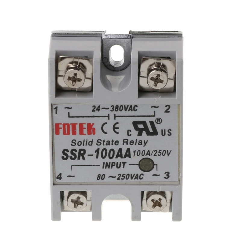 24V-380V SSR-100AA 100A AC-AC твердотельные реле Модуль Температура контроллер
24V-380V SSR-100AA 100A AC-AC твердотельные реле Модуль Температура контроллер