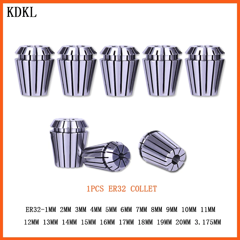 1PCS ER32 Spring Collet 1/2/3/4/5/6/8/10/12/14/16/20/3.175MM High Precision Collet Set For CNC Engraving Machine Lathe Mill Tool
1PCS ER32 Spring Collet 1/2/3/4/5/6/8/10/12/14/16/20/3.175MM High Precision Collet Set For CNC Engraving Machine Lathe Mill Tool