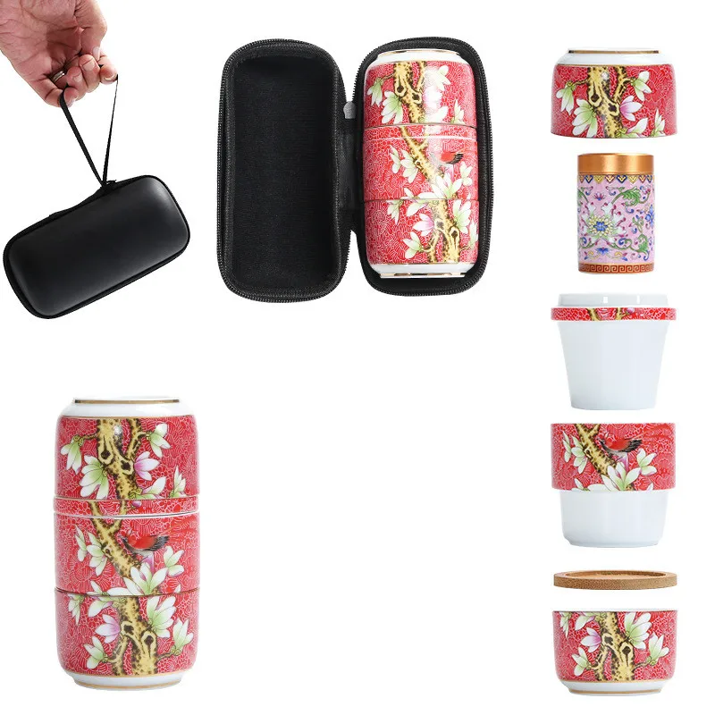WSHYUFEI Jingdezhen ceramic Tea set Portable tea bowl Teapot Gaiwan Teacups Travel Office Tea set Water bottle Travel Bag
WSHYUFEI Jingdezhen ceramic Tea set Portable tea bowl Teapot Gaiwan Teacups Travel Office Tea set Water bottle Travel Bag