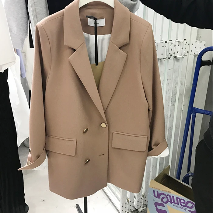 New Fashion high quality Office lady Blazer Coat Women's Blazer Suit Jacket Women's Double Breasted Metal Lion Buttons Blazer
New Fashion high quality Office lady Blazer Coat Women's Blazer Suit Jacket Women's Double Breasted Metal Lion Buttons Blazer