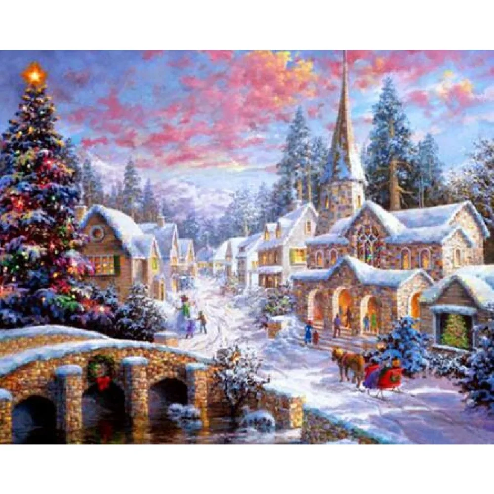 5D Square Diamond Embroidery Landscape Snow Castle Scenery Round Diamond Mosaic Unfinished Crystal Cross stitch kit
5D Square Diamond Embroidery Landscape Snow Castle Scenery Round Diamond Mosaic Unfinished Crystal Cross stitch kit