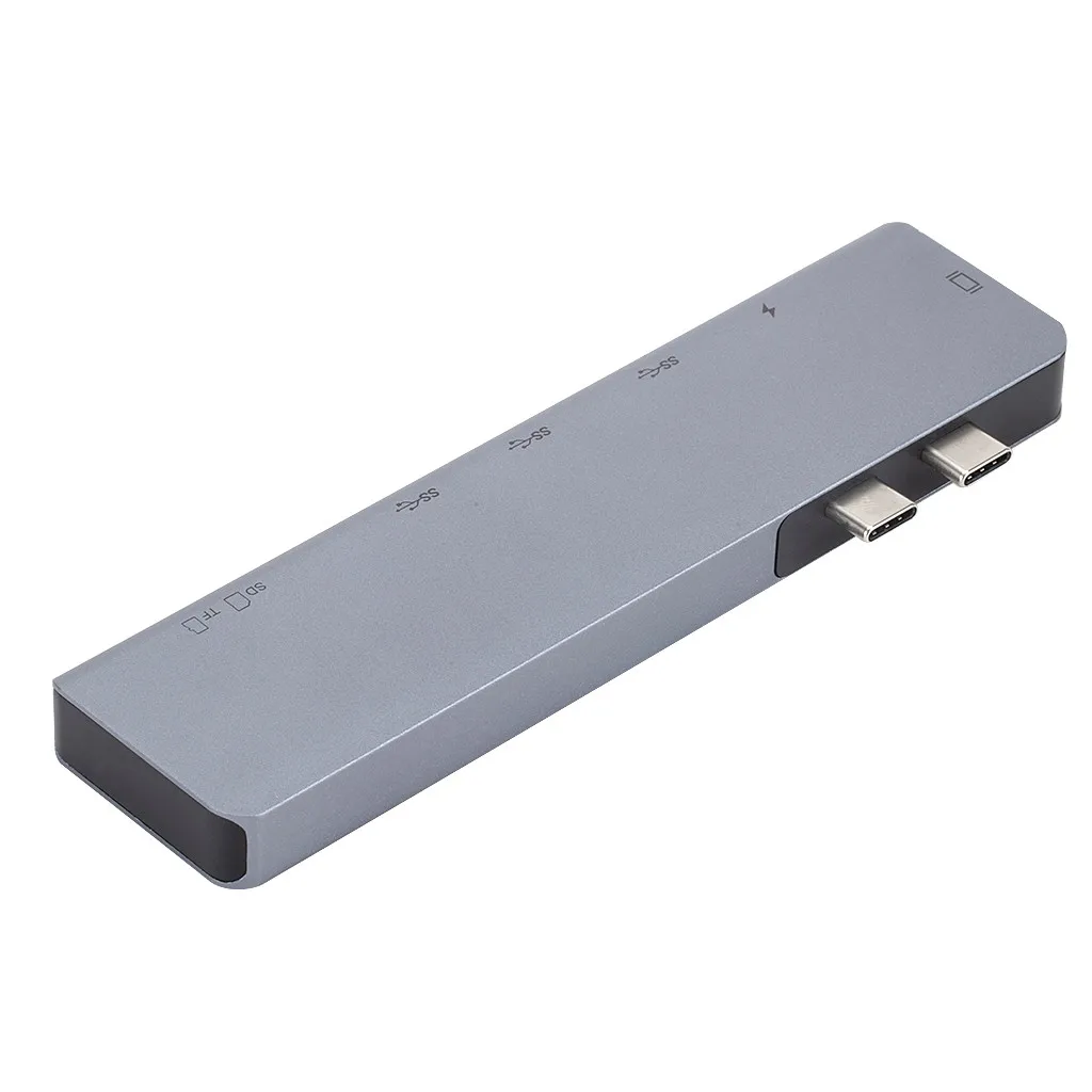 Type-C USB 3.0 to 4K HDMI-compatible USB 3.0 SD TF Card Reader 6in1 USB HUB Adapter For PC Connector For Macbook Accessories
Type-C USB 3.0 to 4K HDMI-compatible USB 3.0 SD TF Card Reader 6in1 USB HUB Adapter For PC Connector For Macbook Accessories