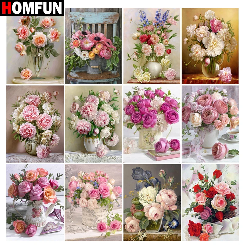 HOMFUN Diamond Painting Full Square/Round Drill 5D DIY "Flower landscape" Daimond Embroidery Rhinestone Cross Stitch Decor
HOMFUN Diamond Painting Full Square/Round Drill 5D DIY "Flower landscape" Daimond Embroidery Rhinestone Cross Stitch Decor