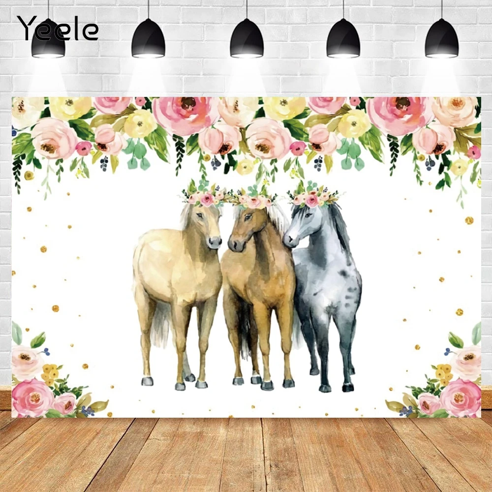Yeele Flower Horse Princess Newborn Baby Shower Birthday Party Backdrop Vinyl Photography Background For Photo Studio Photocall
Yeele Flower Horse Princess Newborn Baby Shower Birthday Party Backdrop Vinyl Photography Background For Photo Studio Photocall