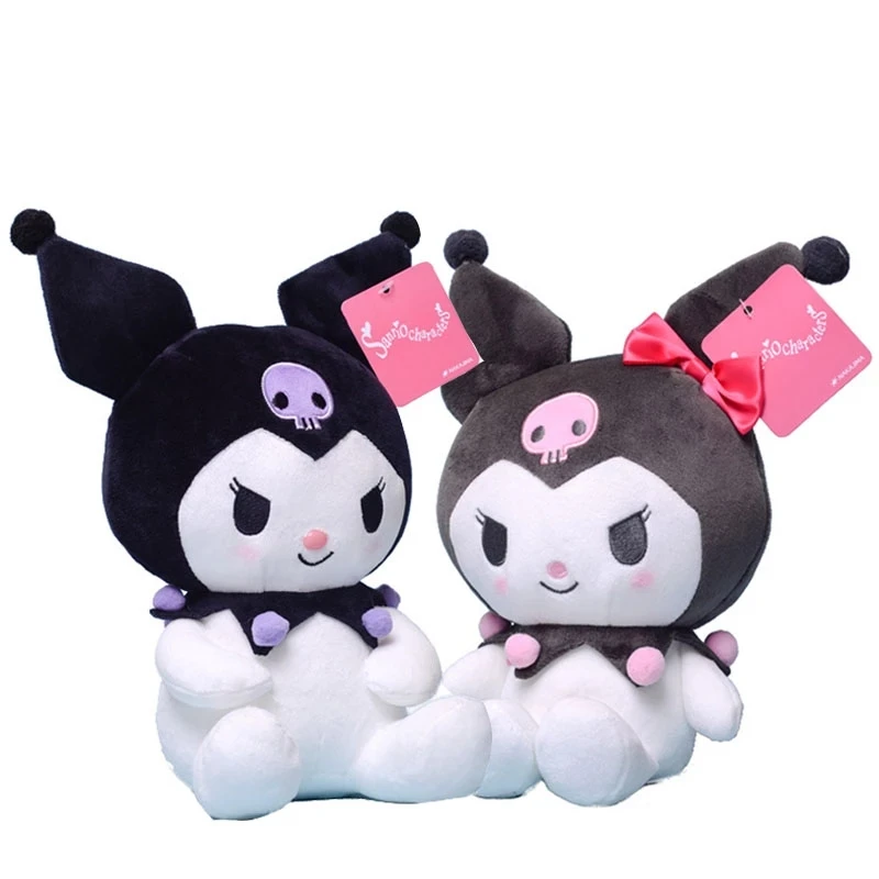 Милые плюшевые аниме животные Sanrio 20 см Kuromi бесплатная доставка декор комнаты