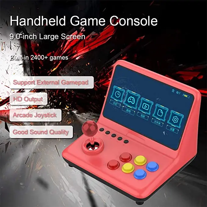 POWKIDDY A12 Handheld Built-in 2400+ Games Console 9-Inch IPS Joystick Arcade Retro Game Player
POWKIDDY A12 Handheld Built-in 2400+ Games Console 9-Inch IPS Joystick Arcade Retro Game Player