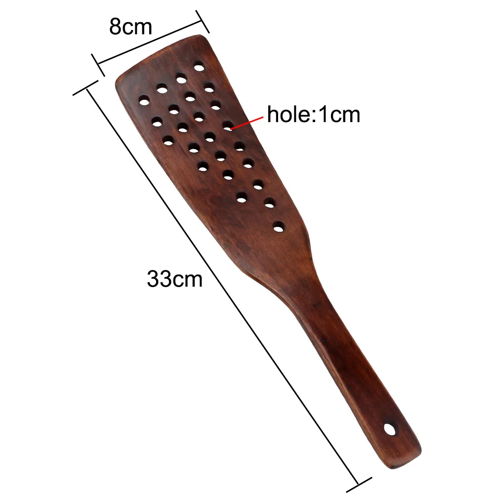 24 Holes Cookware Non-Stick Pan Filter Shovel Wooden Spatula Frying Steak Shovel Kitchen Cooking Tool
24 Holes Cookware Non-Stick Pan Filter Shovel Wooden Spatula Frying Steak Shovel Kitchen Cooking Tool