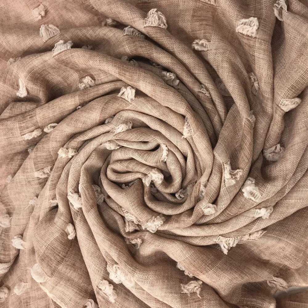 New Cotton Hemp Cotton Solid Color with Small Ball Bag Scarf Lovely Shawl Women's Scarf
New Cotton Hemp Cotton Solid Color with Small Ball Bag Scarf Lovely Shawl Women's Scarf