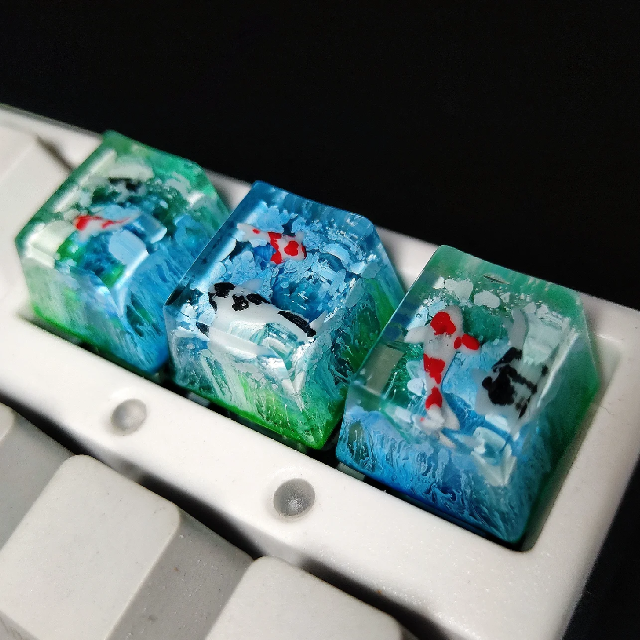1pc Scenery Koi Backspace Resin Keycaps For Cherry Mx Switch Mechanical Gaming Keyboard Keycaps Personality Handmade Keycaps
1pc Scenery Koi Backspace Resin Keycaps For Cherry Mx Switch Mechanical Gaming Keyboard Keycaps Personality Handmade Keycaps