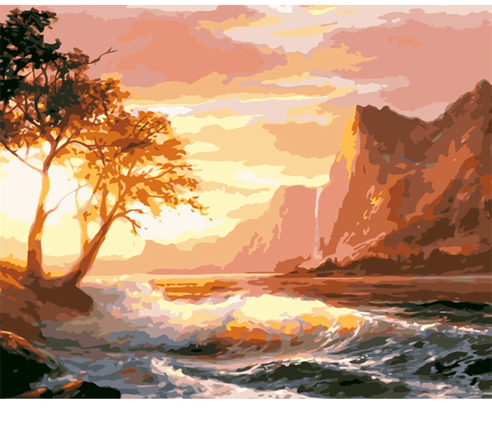 CraftArtGo Painting By Numbers Landscape Drawing On Canvas HandPainted Gift Picture By Number Waterfall Kits Home Decoration
CraftArtGo Painting By Numbers Landscape Drawing On Canvas HandPainted Gift Picture By Number Waterfall Kits Home Decoration