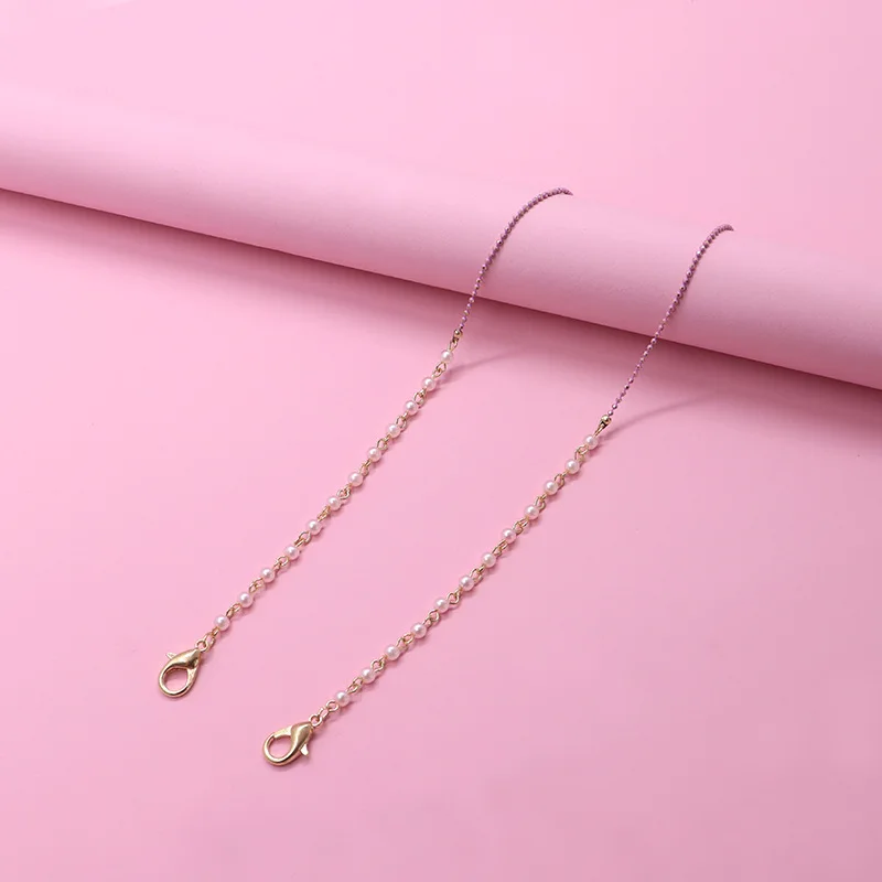 Fashion Pearl Love Glasses Chains Mask Chain For Women Retro Metal Sunglasses Lanyards Eyewear Pendant Glasses Chain Neck Strap
Fashion Pearl Love Glasses Chains Mask Chain For Women Retro Metal Sunglasses Lanyards Eyewear Pendant Glasses Chain Neck Strap