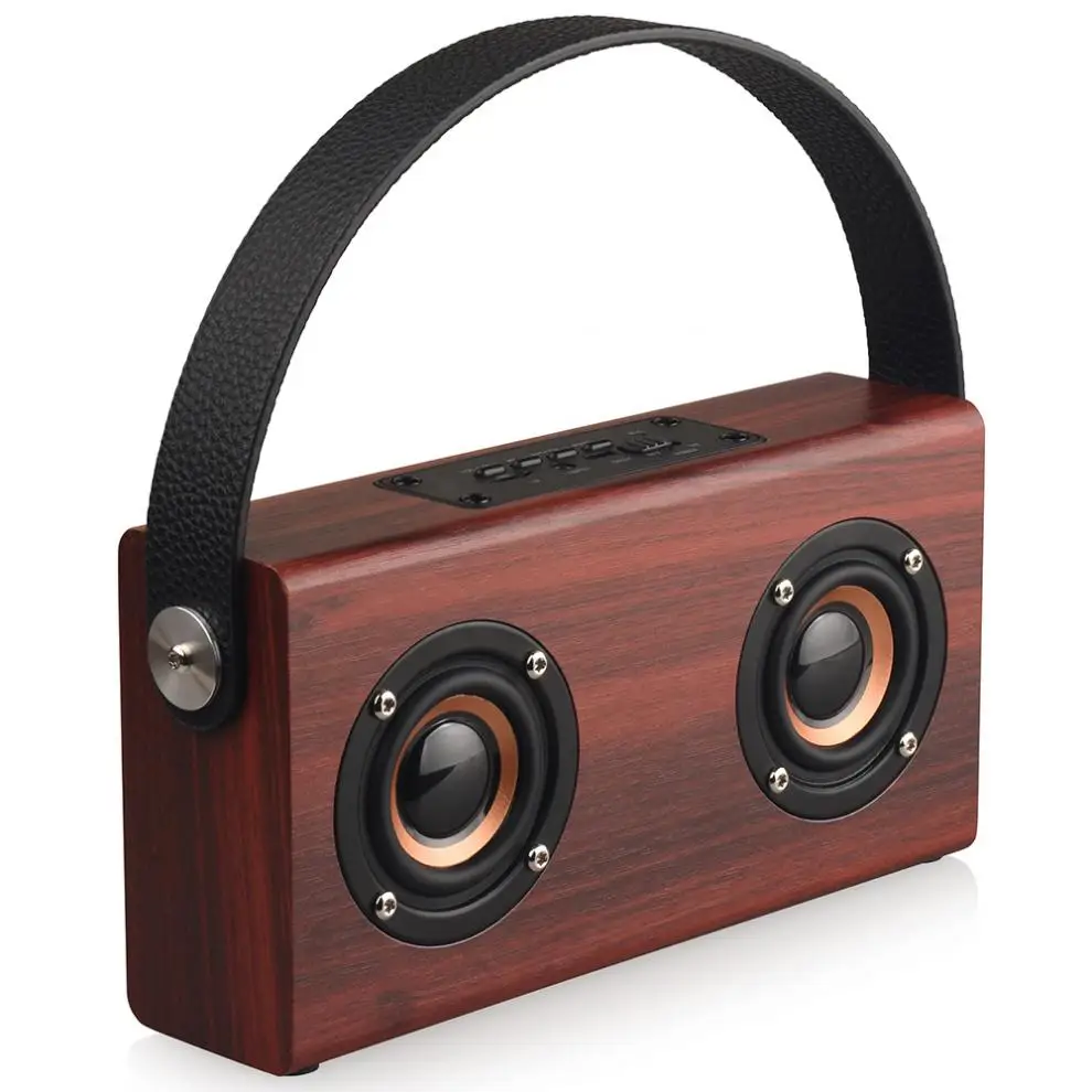Портативная Bluetooth-Колонка в стиле ретро 6 Вт поддержка TF-карты/AUX функция