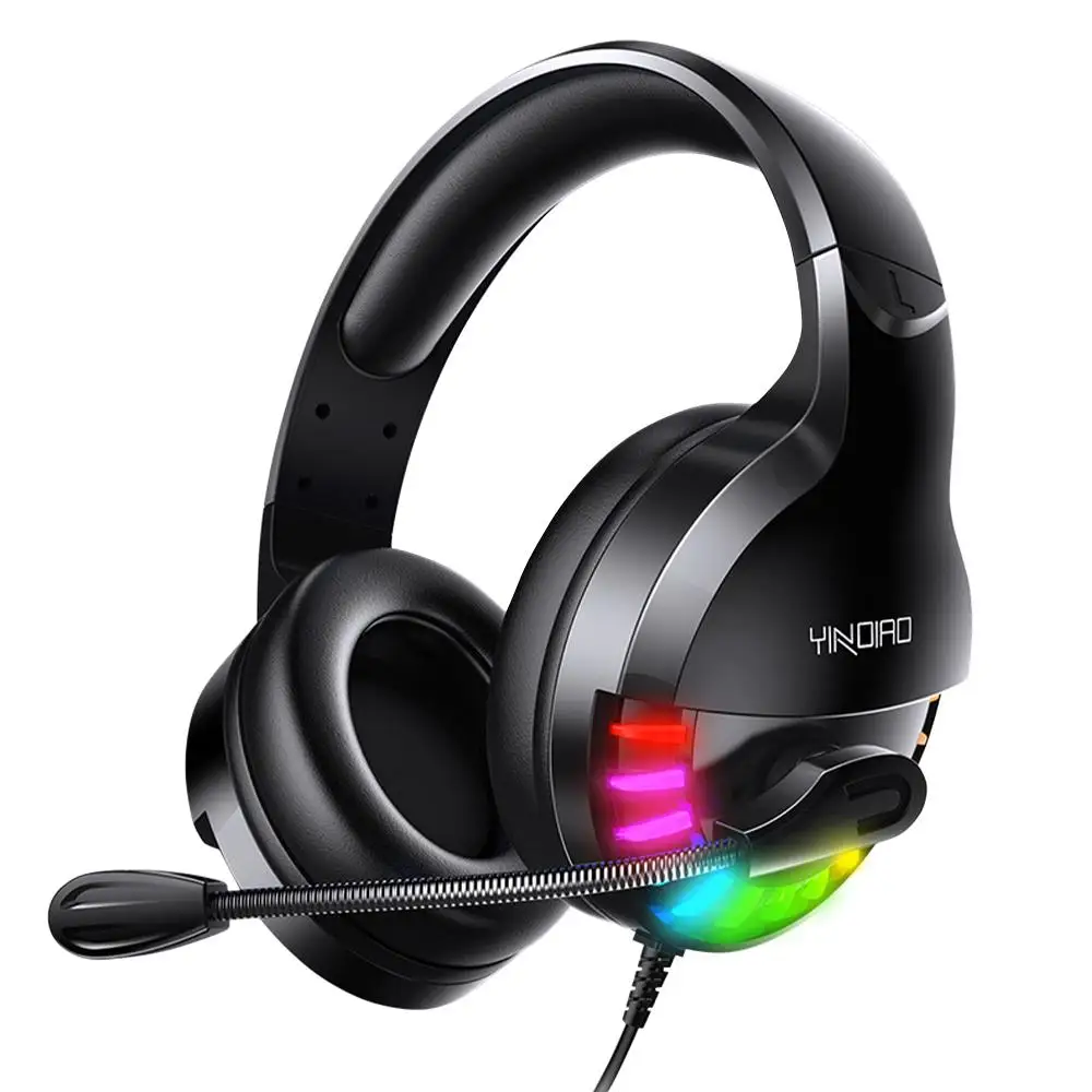 Game Headphone Colourful Lamp Effect Gaming Headset Cool Computer Headset Surround Noise Reduction
Game Headphone Colourful Lamp Effect Gaming Headset Cool Computer Headset Surround Noise Reduction