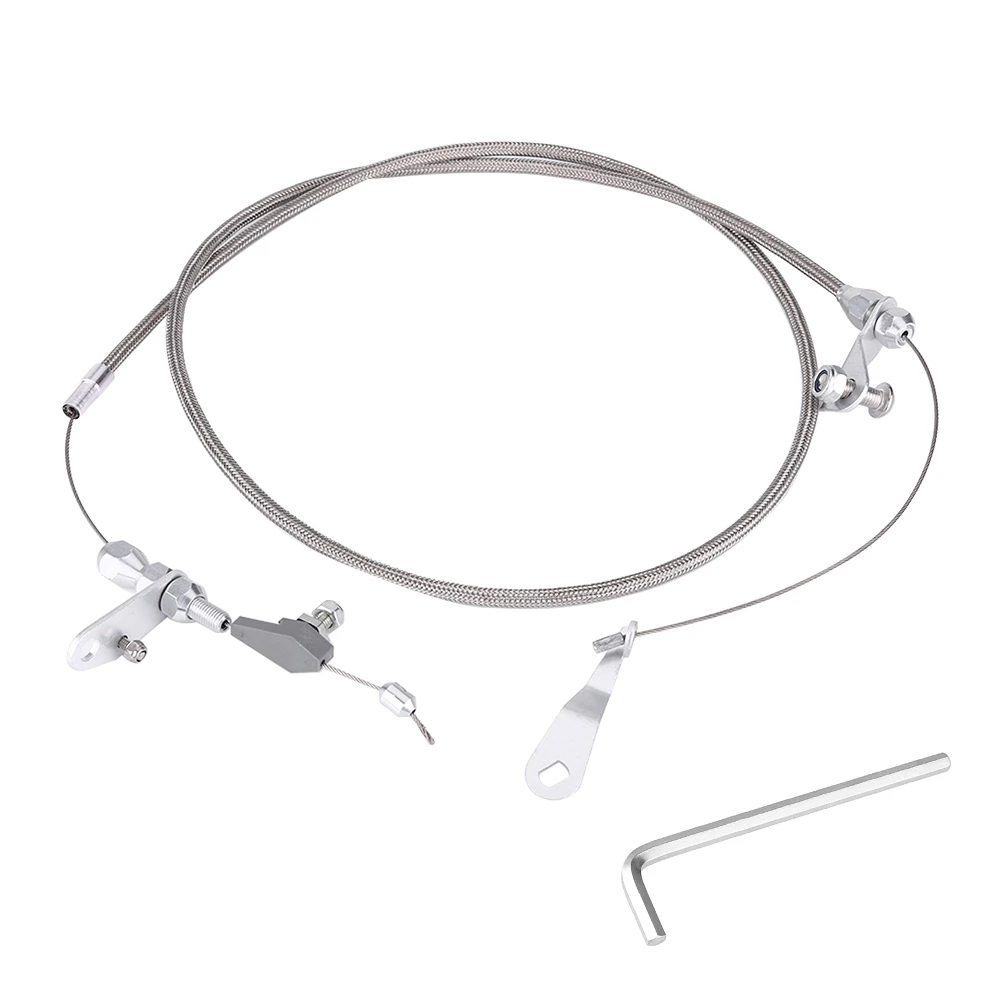 For Ford C6 Stainless Steel Braided Kick Down Cable Transmission Detent Kickdown
For Ford C6 Stainless Steel Braided Kick Down Cable Transmission Detent Kickdown