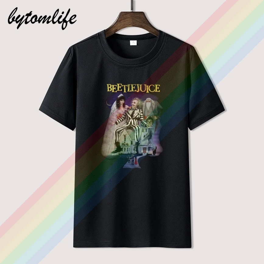 Beetlejuice Poster Official Tim Burton Men Women Summer 100% Cotton Black Tees Male Newest Top Popular Normal Tee Shirts Unisex
Beetlejuice Poster Official Tim Burton Men Women Summer 100% Cotton Black Tees Male Newest Top Popular Normal Tee Shirts Unisex