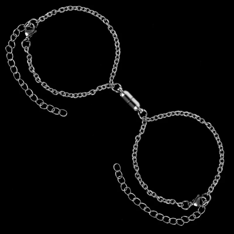 2 Pcs Couple Magnet Attract Creative Couple Bracelet Stainless Steel Friendship Men Women Charm Bracelet 2021 Jewelry Lover Gift
2 Pcs Couple Magnet Attract Creative Couple Bracelet Stainless Steel Friendship Men Women Charm Bracelet 2021 Jewelry Lover Gift