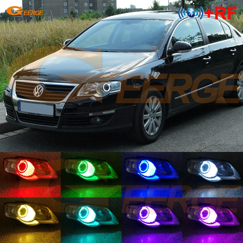 For Volkswagen VW Passat B6 Magotan RF Remote BT App Ultra bright Multi-Color RGB led angel eyes kit halo rings Car Accessories
For Volkswagen VW Passat B6 Magotan RF Remote BT App Ultra bright Multi-Color RGB led angel eyes kit halo rings Car Accessories