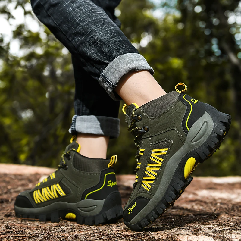 Hot Sale Waterproof Hiking Shoes Men 2021 Spring Shoes Walking Climbing Hiking Boots Mountain Sport Boots Hunting Mens Sneakers
Hot Sale Waterproof Hiking Shoes Men 2021 Spring Shoes Walking Climbing Hiking Boots Mountain Sport Boots Hunting Mens Sneakers