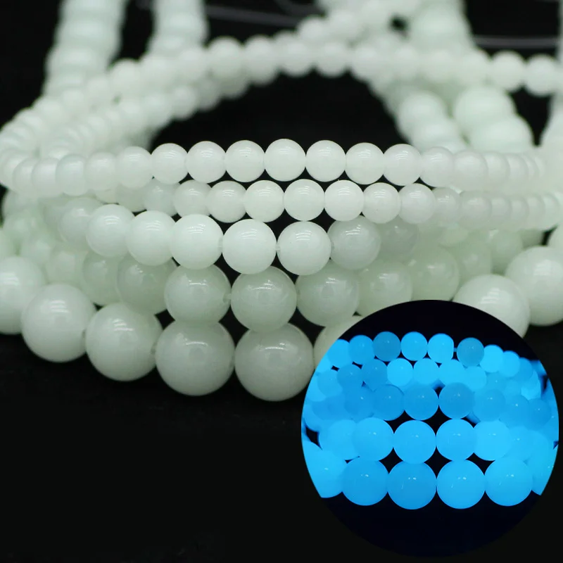 6/8/10/12MM Natural Stone Luminous Blue Spacers Glow In The Dark Round Loose Beads For Jewelry Making DIY Bracelet Accessories
6/8/10/12MM Natural Stone Luminous Blue Spacers Glow In The Dark Round Loose Beads For Jewelry Making DIY Bracelet Accessories