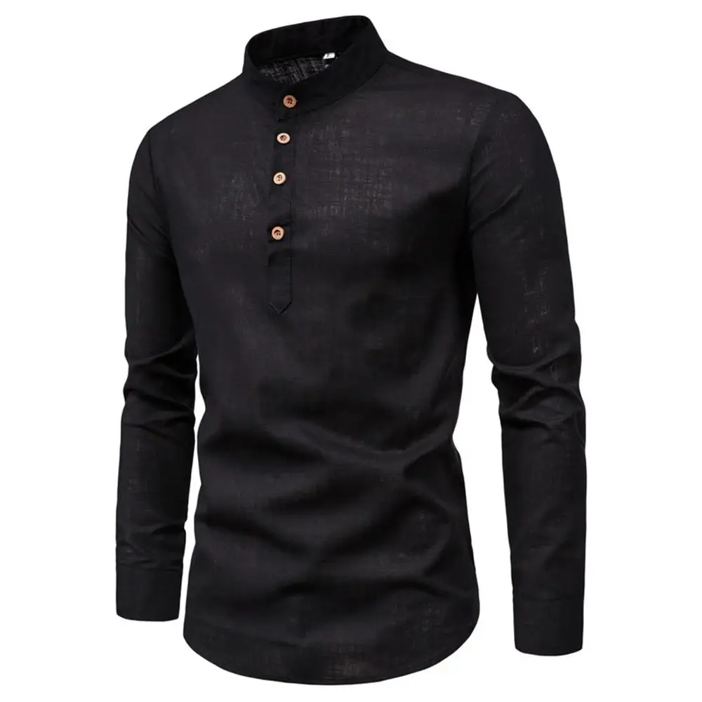 Solid Color Blouse Men Long Sleeve Casual Henley Neck Shirts Slim Plain Shirt Fashion Business Dress Wedding Blouse Tops
Solid Color Blouse Men Long Sleeve Casual Henley Neck Shirts Slim Plain Shirt Fashion Business Dress Wedding Blouse Tops