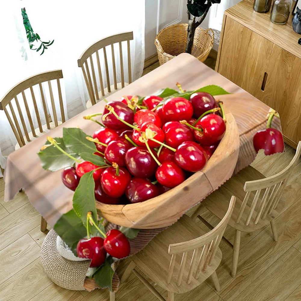 3D Tablecloth Red Cherry Yellow Mango Fruit
3D Tablecloth Red Cherry Yellow Mango Fruit