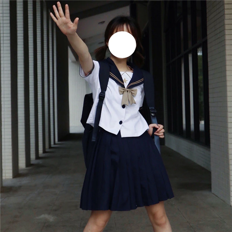 Anime Clothing Japanese School Uniform Girls Pleated Skirts Cheerleader Uniform Anime Sailor Uniform JK Cosplay コスプレスカート JL1228
Anime Clothing Japanese School Uniform Girls Pleated Skirts Cheerleader Uniform Anime Sailor Uniform JK Cosplay コスプレスカート JL1228