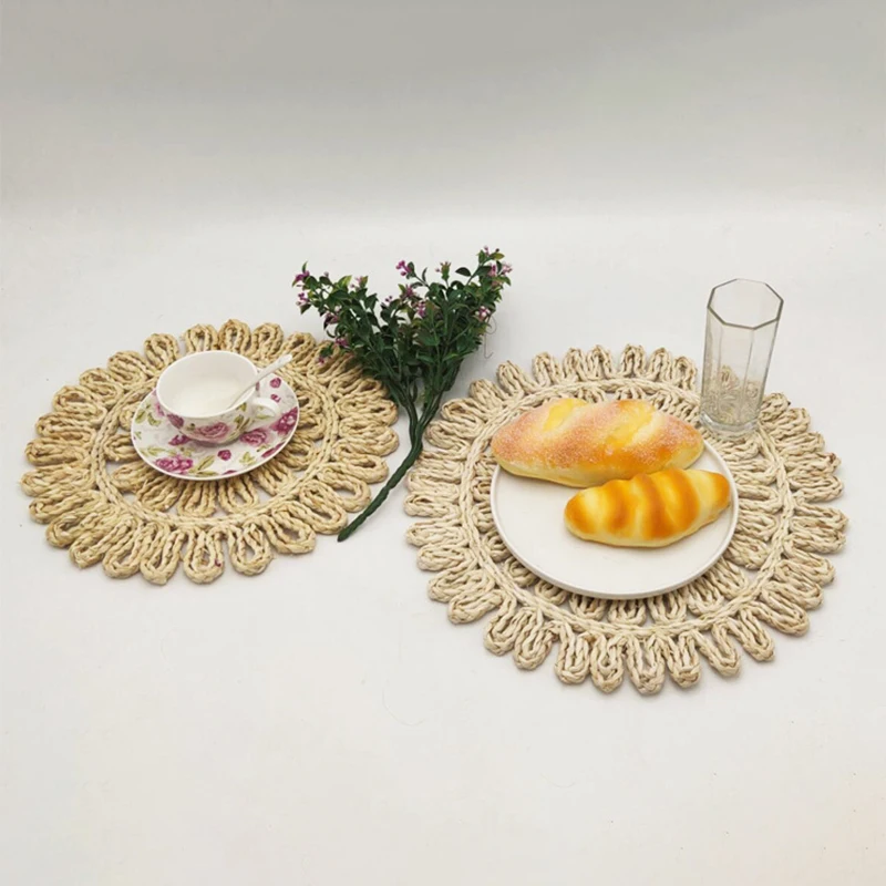 Norbi Placemats Round Rattan Natural Corn Straw Woven Dining Table Mats ining Table Pad Pot Holder Cup Mat Accessories
Norbi Placemats Round Rattan Natural Corn Straw Woven Dining Table Mats ining Table Pad Pot Holder Cup Mat Accessories