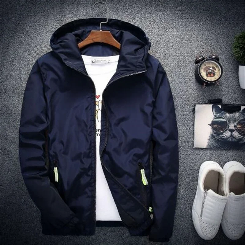New Men's Casual Hooded Bomber Jacket Spring Autumn Hip Hop Plus Size Windbreaker Sportswear Zipper Jacket Coat Outwear 6XL 7XL
New Men's Casual Hooded Bomber Jacket Spring Autumn Hip Hop Plus Size Windbreaker Sportswear Zipper Jacket Coat Outwear 6XL 7XL