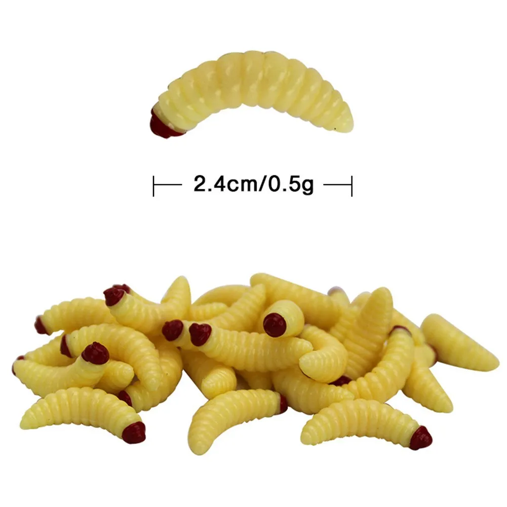 50pcs/pack Maggot Soft Lure Baits Worms Bionic Bait Fly Fishing Trout Flies Fishing Lure Hooks Smell Worms Glow Shrimps Fish
50pcs/pack Maggot Soft Lure Baits Worms Bionic Bait Fly Fishing Trout Flies Fishing Lure Hooks Smell Worms Glow Shrimps Fish