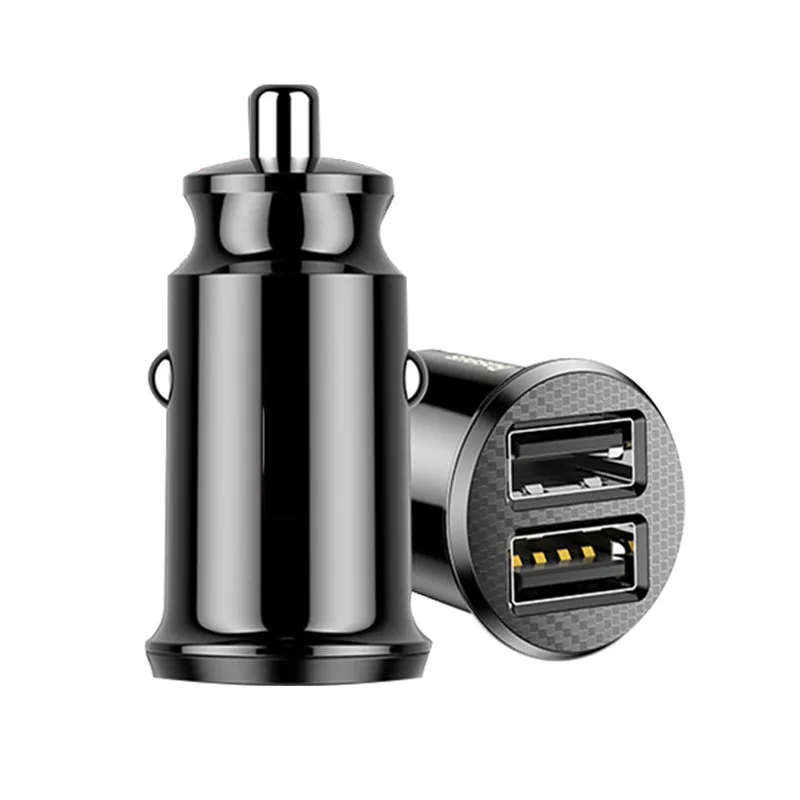 Маленькое умное автомобильное зарядное устройство 3,1 а с двумя USB-индикаторами
Маленькое умное автомобильное зарядное устройство 3,1 а с двумя USB-индикаторами