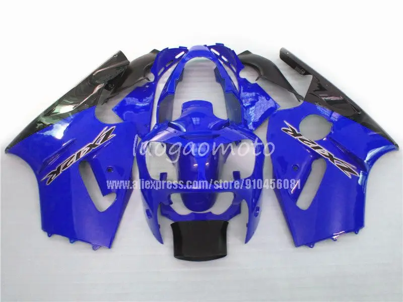 

Комплекты для кузова бесплатно изготовленные на заказ комплекты обтекателей для Kawasaki синий черный Ninja ZX12R 2000 2001 zx12r 00 01 ZX 12R Обтекатели для ку...