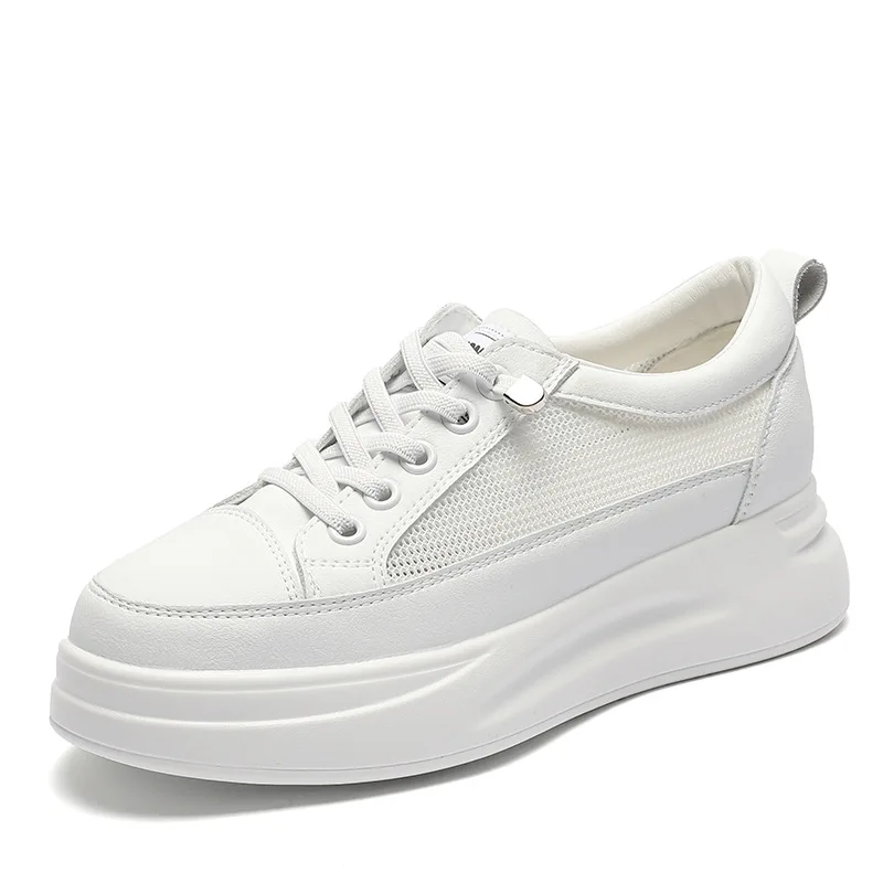 Fashion White Breathable Net Sneakers Women Low-Heel Flat Platform Ladies Lace-Up Fashion White Shoes Zapatos De Mujer Zapatos
Fashion White Breathable Net Sneakers Women Low-Heel Flat Platform Ladies Lace-Up Fashion White Shoes Zapatos De Mujer Zapatos