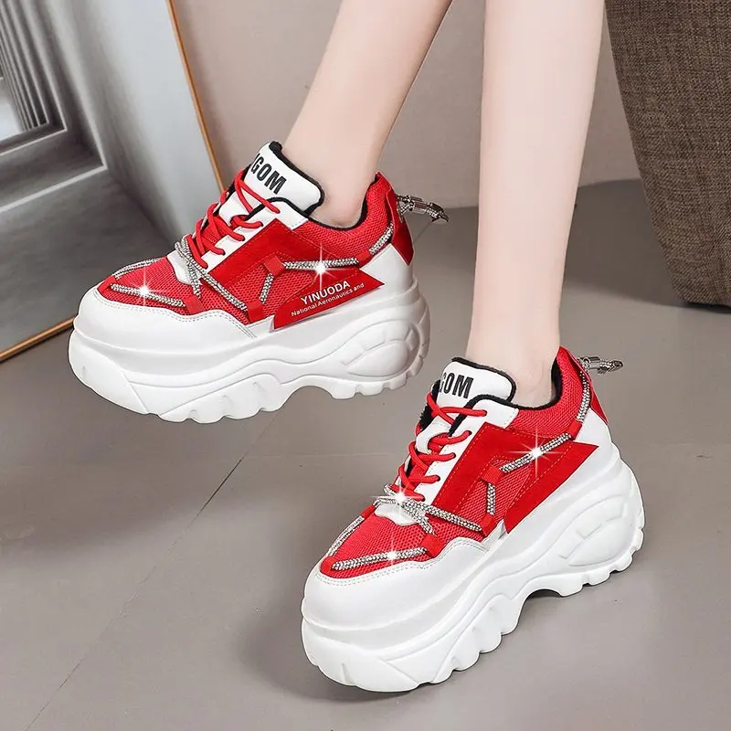 Women Platform Sneakers Lace-up Winter Velvet Keep Warm Dad Shoes High Top Chunky Casual Shoes Thick Bottom Flats Ladies Creeper
Women Platform Sneakers Lace-up Winter Velvet Keep Warm Dad Shoes High Top Chunky Casual Shoes Thick Bottom Flats Ladies Creeper