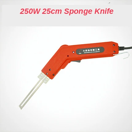 250W 25cm Electric Cutting Knife Handheld Heating Knife Cutter Electric Foam Sponge Cutter Thermal Cutting Tool
250W 25cm Electric Cutting Knife Handheld Heating Knife Cutter Electric Foam Sponge Cutter Thermal Cutting Tool