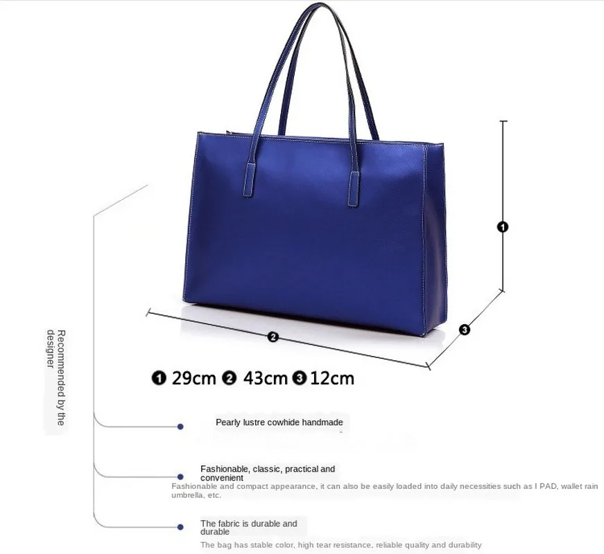 Bags for women Leather handbags large bags fashion Solid color large-capacity shoulder bags black and white contrast stitching
Bags for women Leather handbags large bags fashion Solid color large-capacity shoulder bags black and white contrast stitching