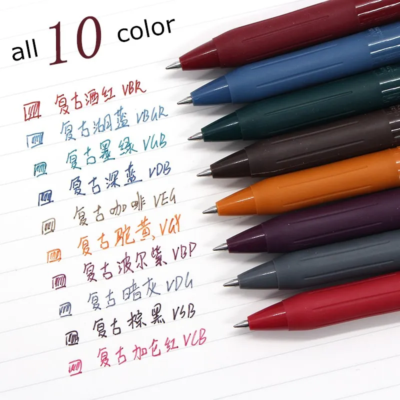 Japan Zebra retro pen 3/5/10 retro series gel pen stationery color pen making notes stroke hand account special Japanese 0.5mm
Japan Zebra retro pen 3/5/10 retro series gel pen stationery color pen making notes stroke hand account special Japanese 0.5mm