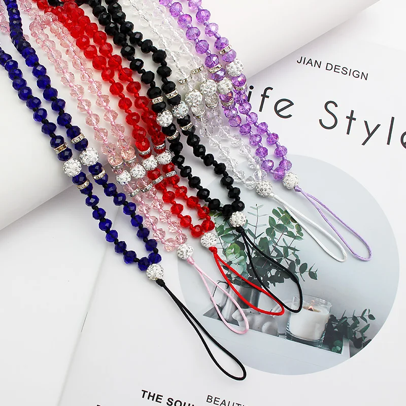 Universal Phone Neck Strap Bling Crystal Beads Hand Wrist Lanyard Cellphone ID Card Camera GoPro Strap Lanyard for Keys Keychain
Universal Phone Neck Strap Bling Crystal Beads Hand Wrist Lanyard Cellphone ID Card Camera GoPro Strap Lanyard for Keys Keychain