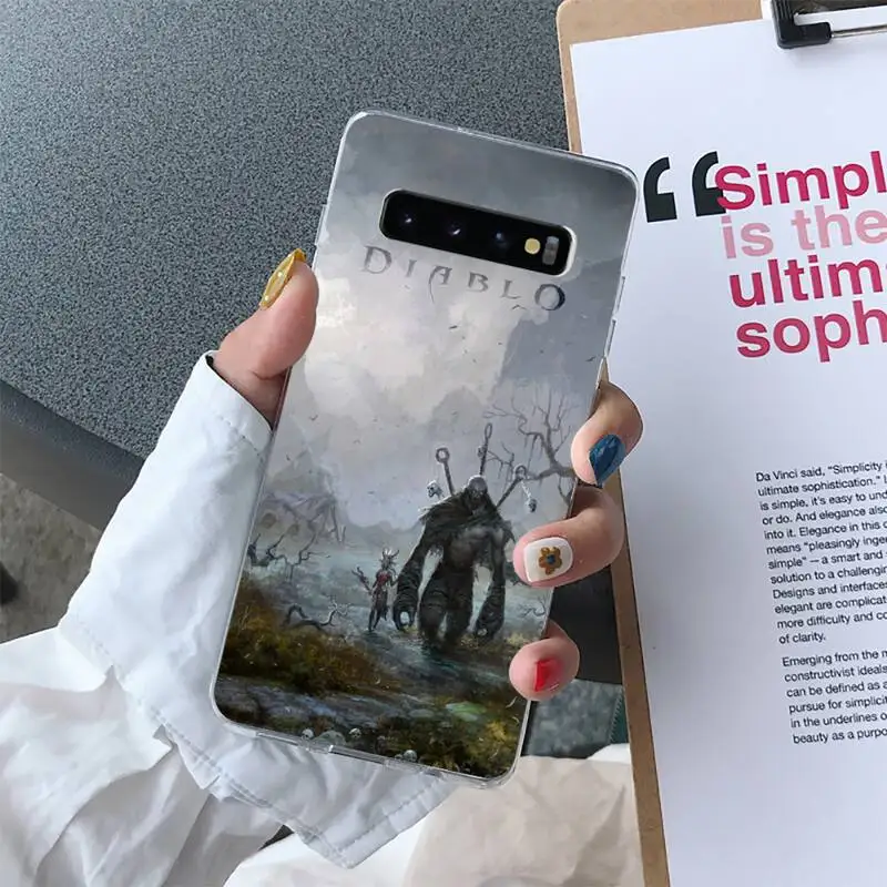 Diablo Damage Phone Case For Samsung S10 S10e S8 S9 Plus S7 Edge Note10 9 8 Soft Transparent TPU Cove
Diablo Damage Phone Case For Samsung S10 S10e S8 S9 Plus S7 Edge Note10 9 8 Soft Transparent TPU Cove