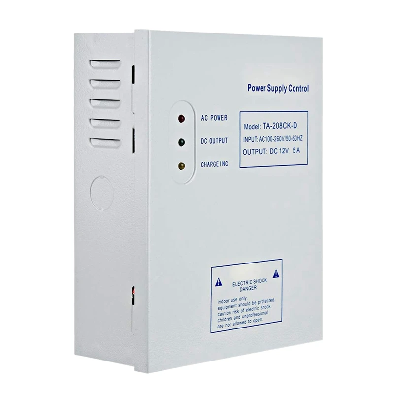 208CK-D AC 110-240V DC 12V/5A система контроля допуска к двери импульсный источник питания
208CK-D AC 110-240V DC 12V/5A система контроля допуска к двери импульсный источник питания