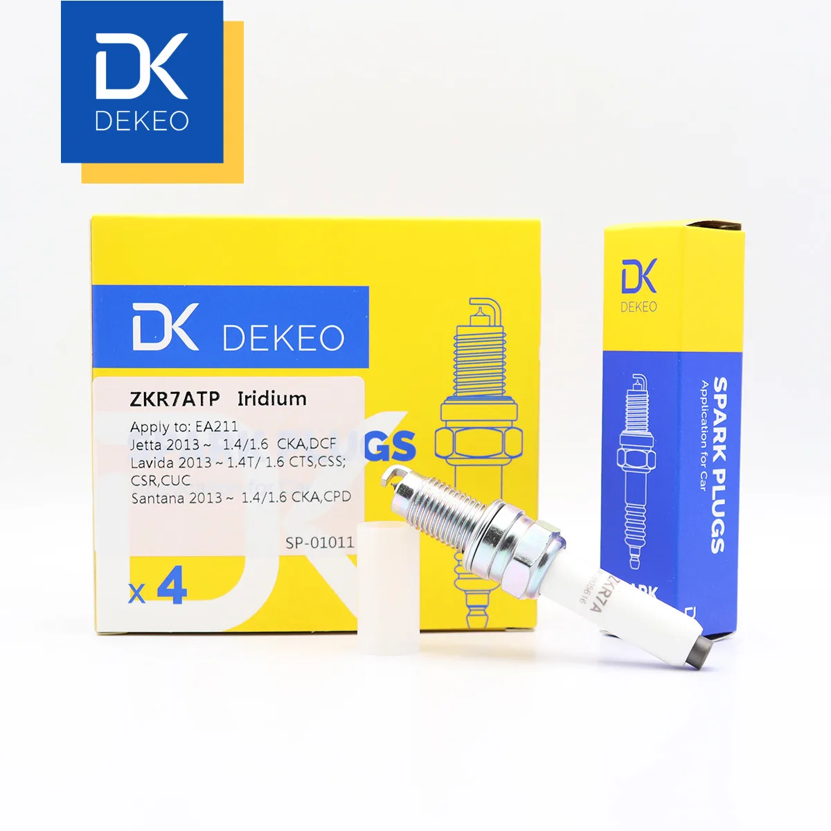 Dekeo Spark Plugs SEAT Mii SKODA Citigo Fabia VW Golf Polo UP BlueMotion ZKER6A-10EG 4PCS
Dekeo Spark Plugs SEAT Mii SKODA Citigo Fabia VW Golf Polo UP BlueMotion ZKER6A-10EG 4PCS