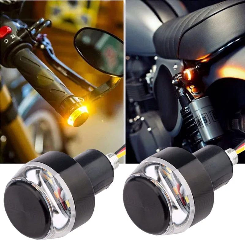 2pcs DC 12V Motorcycle LED Handlebar End Turn Signal Light White Yellow Flasher Handle Grip Bar Blinker Side Marker Lamp
2pcs DC 12V Motorcycle LED Handlebar End Turn Signal Light White Yellow Flasher Handle Grip Bar Blinker Side Marker Lamp