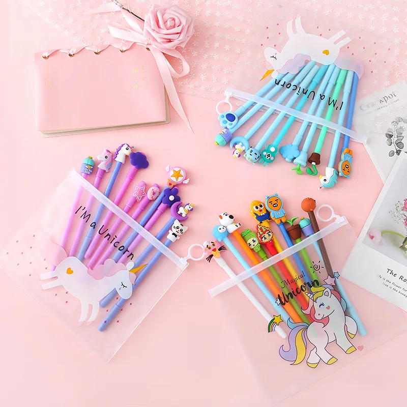 10Pcs/Set Gel Pen Unicorn Pen Stationery Kawaii School Supplies Gel Ink Pen School Stationery Office Suppliers Pen Kids Gifts
10Pcs/Set Gel Pen Unicorn Pen Stationery Kawaii School Supplies Gel Ink Pen School Stationery Office Suppliers Pen Kids Gifts