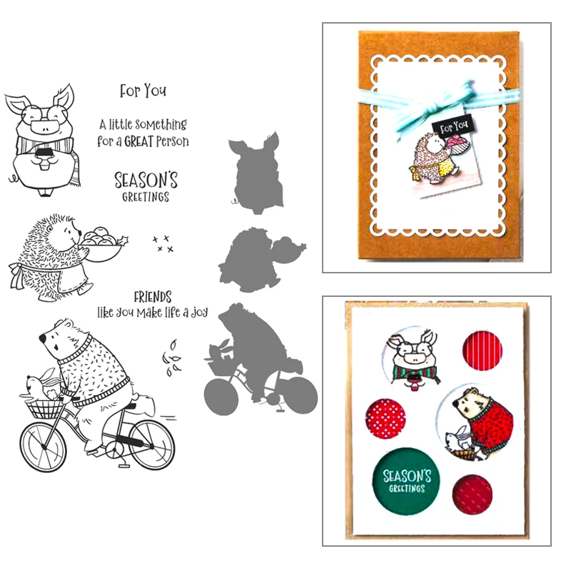 PING BEAR New Arrival Metal Cutting Dies and Stamps For DIY Scrapbooking Album Craft Making Decor Stencil Paper Card Christmas
PING BEAR New Arrival Metal Cutting Dies and Stamps For DIY Scrapbooking Album Craft Making Decor Stencil Paper Card Christmas