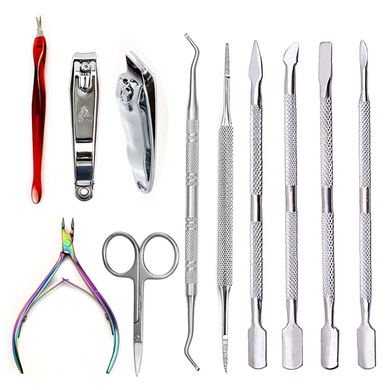 Toe Nail Trimmer Scissor Cutter Clipper Stainless Steel Cuticle Pusher Remover Spoon Trimmer Dead Skin Nail Art Manicure Tools
Toe Nail Trimmer Scissor Cutter Clipper Stainless Steel Cuticle Pusher Remover Spoon Trimmer Dead Skin Nail Art Manicure Tools